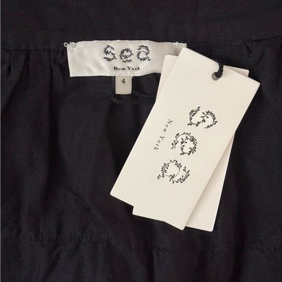 NWT SEA New York Midi Tiered Eyelet Tali Ruffle Skirt - Picture 7 of 8